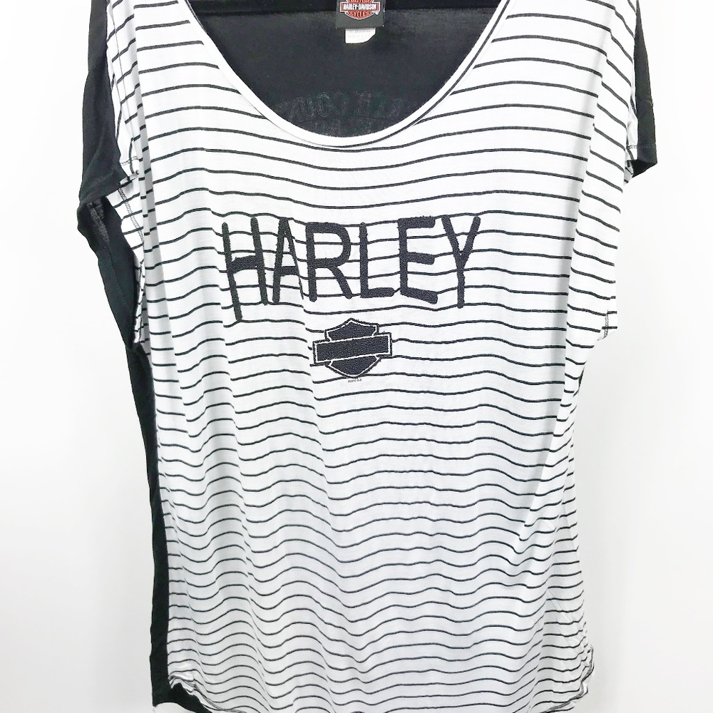 Harley Davidson Beaded Tee Size 1x